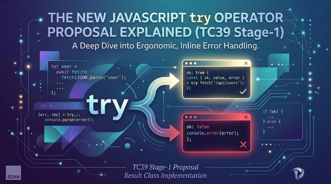 JavaScript Try Operator Explained: A New TC39 Stage-1 Proposal for Better Error Handling